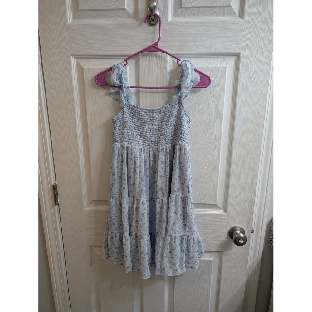 Altar'd State Smocked Tiered Ruffle Mini‎ Dress Floral Women's - Size M